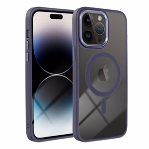 Suojakuori iPhone 13 PRO MAX:lle Color Edge Mag Cover yhteensopiva MagSafe violetti