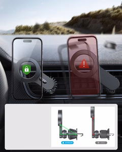 Magneettinen autoteline iPhone:lle MagSafe:lla Joyroom JR-ZS355 - musta