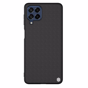Nillkin Textured Case kestävä vahvistettu tapauksessa geelirunko ja nylon takaisin Samsung Galaxy M53 5G musta musta