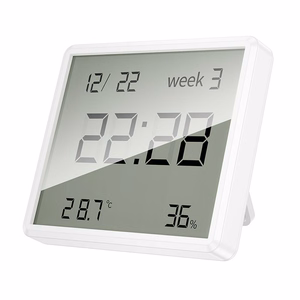 Electronic clock with hygrothermometer Hoco HX41 white