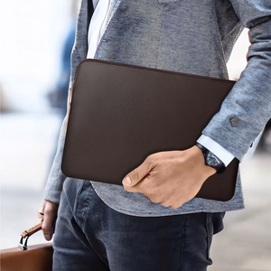 Tech-Protect Fleece Laptop Bag 13-14" - Brown