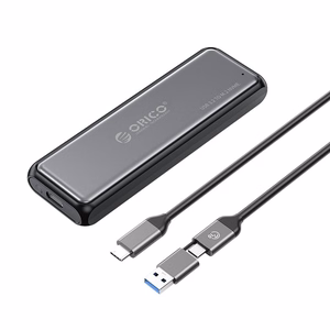 Orico DDM2-C3-G2 M.2 NVME USB-A USB-C 3.2 10Gb/s levyasema - harmaa
