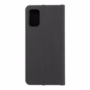 Flip-suojakuori Samsung A41:lle Luna Book Carbon musta