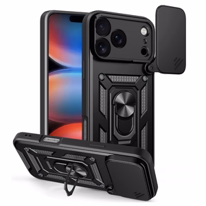 Defender Slide Suojakuori iPhone 17 Pro Max 6,9":lle musta