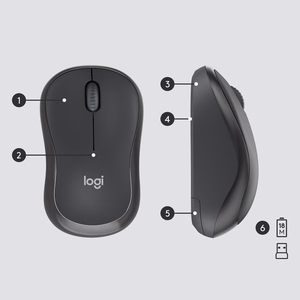 Logitech MK295 Silent langaton yhdistelmä