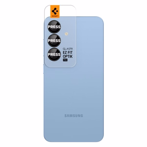 Spigen Optik Pro Glas.Tr Ez Fit kameransuoja 2 kpl Samsung Galaxy S25 -puhelimelle musta