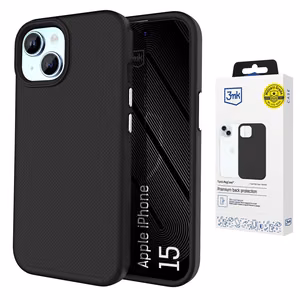 3mk Fortis MagCase -suojakuori iPhone 15:lle - musta