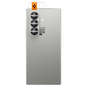 Spigen Optik Pro HD Glas.TR EZ Fit 2 kpl Kameransuoja Samsung Galaxy Z Fold 7:lle - Musta