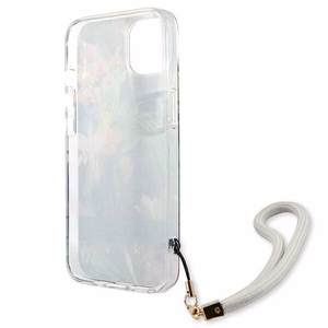 Guess GUHCP13SHFLSB iPhone 13 mini 5.4" sininen/sininen kovakotelo Kukkahihna Kukkahihna