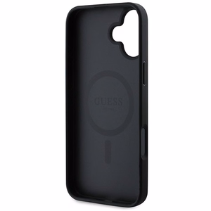 GUESS PU Saffiano Classic Logo MagSafe Suojakuori GUHMP16MPSAHMCK iPhone 16 Plus:lle - Musta