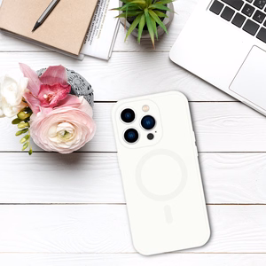 TEL PROTECT MagSilicone Suojakuori iPhone 11:lle valkoinen