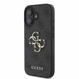 Guess 4G Big Logo Case for iPhone 16 - Black