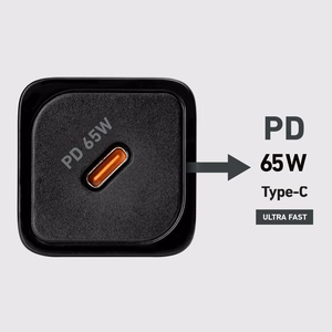 SBS TETRGAN1C65W 65W GaN Power Delivery Charger - Black