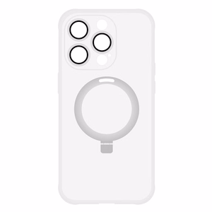 Tel Protect Magical Magsafe Stand Suojakuori iPhone 12 Pro:lle hopeinen