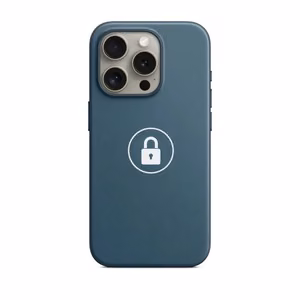 Puhelimen suojakuori FineWoven iPhone 15 Pro Max / Pacific Blue / pakkauksessa