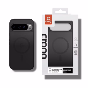 Crong Hybrid Matte Magnetic MagSafe case for Google Pixel 9 Pro, black