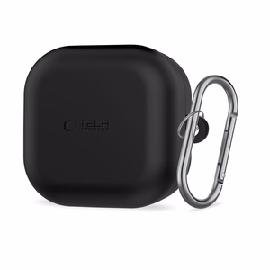 Tech-Protect Silikoninen Hook Suojakuori Samsung Galaxy Buds 4 / 4 Prolle - Musta