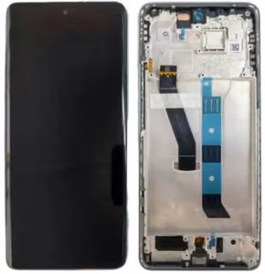 Alkuperäinen vihreä Xiaomi Poco M8 5G -näyttömoduuli kosketuspaneelilla ja kehyksellä (huoltopakkaus)