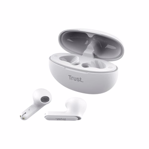 Trust Yavi Bluetooth TWS langattomat nappikuulokkeet ENC:llä, valkoiset