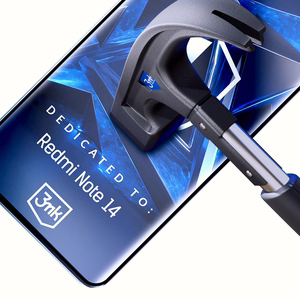 Tempered glass 3mk HardGlass Max Lite Black for Xiaomi Redmi Note 14 5G