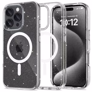 Tech-Protect FlexAir Hybrid MagSafe Suojakuori iPhone 16 Pro Max:lle - läpinäkyvä