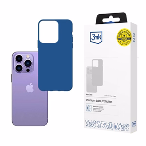 Kotelo iPhone 14 Pro Max:lle 3mk Matt Case -sarjasta - sininen