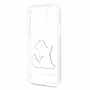 Karl Lagerfeld Choupette Fun iPhone 11 / Xr Suojakuori - Läpinäkyvä