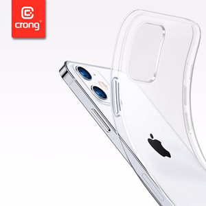 Crong Crystal Slim suojakuori laitteelle iPhone 12 Pro Max, läpinäkyvä