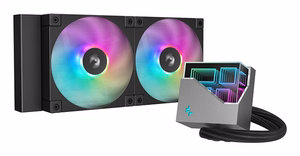 DeepCool LT240 prosessorin all-in-one nestejäähdytin 12 cm musta 1 kpl