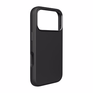 Puro Icon Mag Pro nestesilikoninen Suojakuori iPhone 17 Pro Max:lle, MagSafe -yhteensopiva, kamerasuojauksella ja alumiinipainikkeilla - musta