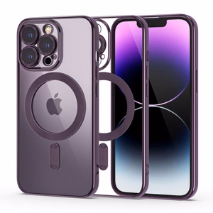 Tech-Protect MagShine Line MagSafe iPhone 14 Pro Suojakuori - violetti