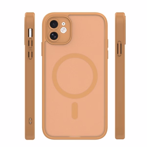 Mag Matt Suojakuori iPhone 11:lle ruskea kameransuoja
