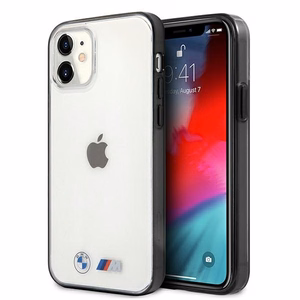 BMW Sandblast kotelo iPhone 12 mini - läpinäkyvä