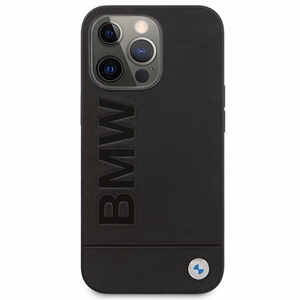 Etui BMW BMHMP14LSLLBK iPhone 14 Pro 6,1" tšarni/musta kovakotelo Allekirjoitus Logo Jälki Magsafe