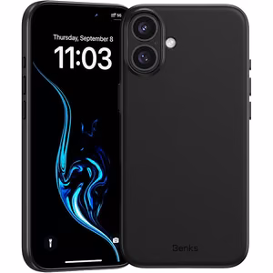 Benks Magnetic Vita Pro Silikoninen Suojakuori iPhone 16 Plus:lle musta