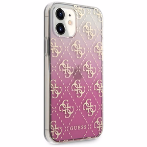 Guess GUHCP12SPCU4GGPI iPhone 12 mini 5.4" vaaleanpunainen/vaaleanpunainen kovakotelo 4G Gradienti