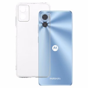 Ultra Clear 1mm Suojakuori Motorola Moto E22/E22i:lle - läpinäkyvä