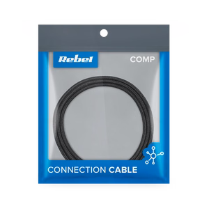 REBEL USB – micro-USB-kaapeli, 200 cm, musta
