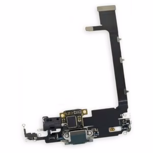 Joustava kaapeli iPhone 11 Pro Max latausliitäntä mikrofonilla Midnight Green alkuperäinen (käytetty Grade A)