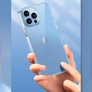 Kingxbar Elegantti sarjan tapauksessa iPhone 13 Pro tapauksessa takakansi läpinäkyvä läpinäkyvä
