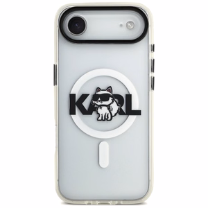 Karl Lagerfeld IML Choupette Sketch Logo MagSafe suojakuori iPhone Air - kirkas