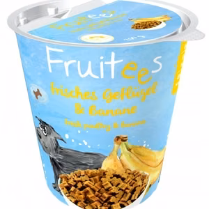 Bosch Fruitees 603500200 Banana & Poultry – banaani- ja siipikarjaherkut koirille, 200 g