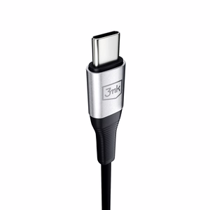 Audiokaapeli 3mk USB-C - 3,5mm 1,0m musta