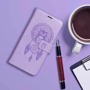 MEZZO Book Suojakuori Samsung A57 5G:lle dreamcatcher violetti
