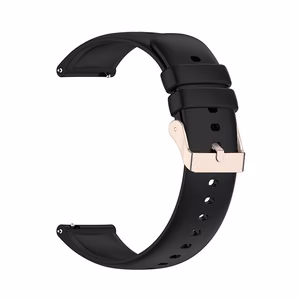 Silikoniranneke Xiaomi Mi Watch / Amazfit GTR 47mm - musta