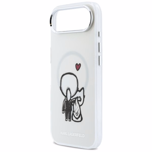 Karl Lagerfeld Karl & Choupette Back MagSafe Case for iPhone Air - Clear