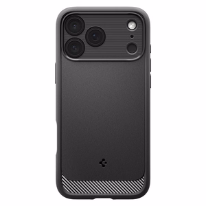 Spigen Rugged Armor MagSafe suojakuori mallille iPhone 18 Pro / 17 Pro – väri: mattamusta
