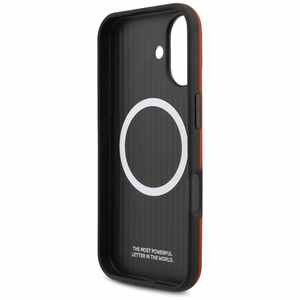 BMW M FW Metal Logo MagSafe Suojakuori iPhone 17:lle - punainen