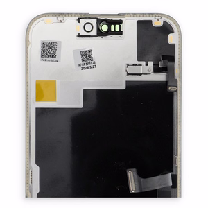 FixCell LCD-näyttö iPhone 15 Pro Max SOFT OLED 120 Hz:lle, valonanturin joustava kaapeli (Tunnistettavissa: käytetty)