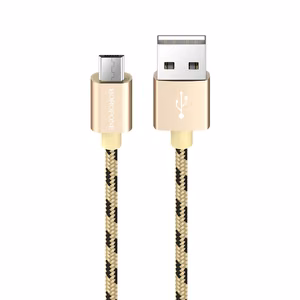 Borofone Kaapeli BX24 Ring Current - USB - Micro USB - 2,4A 1 metri kultainen